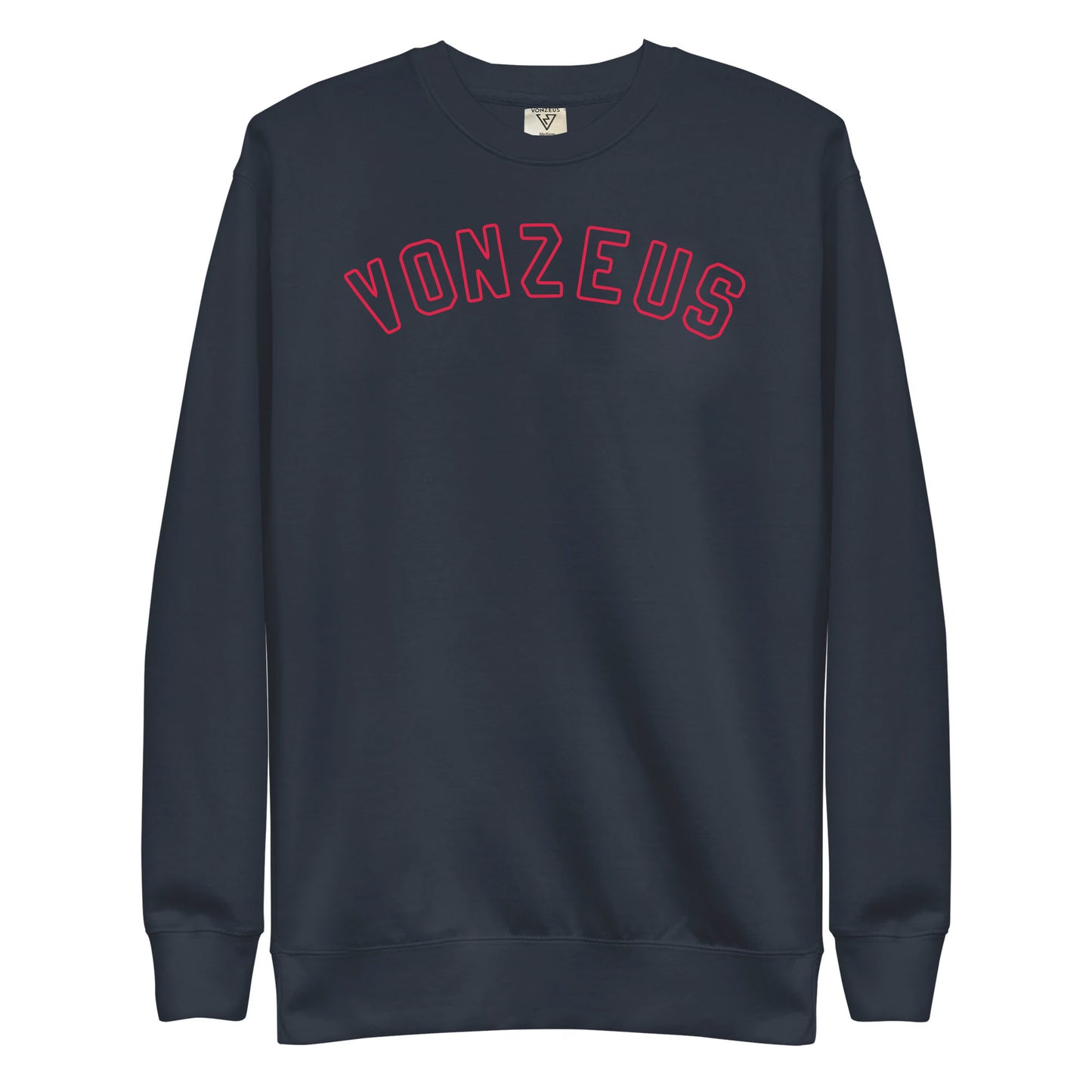 VonZeus Navy - Red embroidery