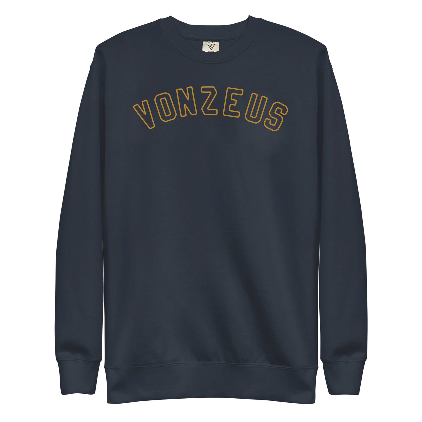 VonZeus Navy Blue - Yellow embroidery