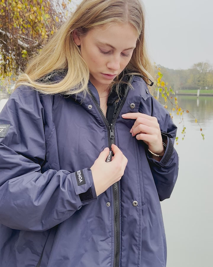 【YOURNUS】Silhouette loose robe coat Belted Hooded Robe Cape Wrap Double Breasted Oversized