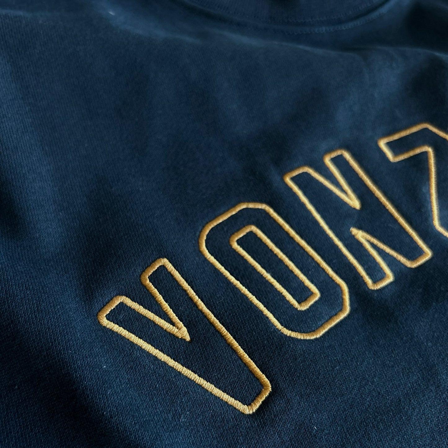 VonZeus Navy Blue - Yellow embroidery